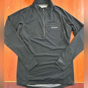 Columbia Omni Heat Base Layer Shirt Mens Large Black Long Sleeve Make Your Heat